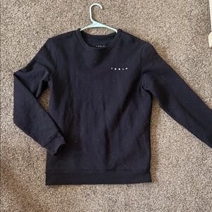 Tesla Black Crewneck Sweater